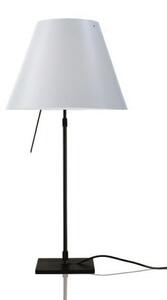 Stolní lampa Luceplan, stmívatelné, Bílá, Obývací pokoj, Hliník