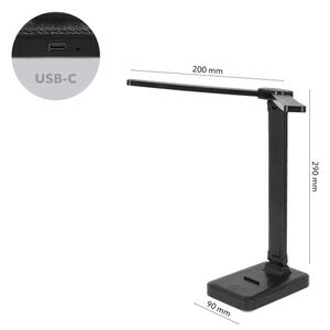 Brilagi - LED Stmívatelná stolní lampa MODO DUO LED/8W/5V 3000/4000/6500K černá