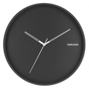 KARLSSON HUE nástěnné hodiny černá