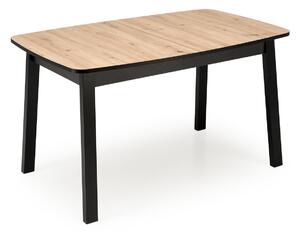 HALMAR Rozkládací jídelní stůl Barril 130/170 cm dub artisan/černý