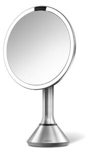 Simplehuman - Zrcadlo se senzorem s regulací intenzity osvětlení Stříbrné 20 cm