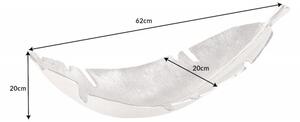 Stříbrná mísa Leaf 62 cm
