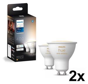 SADA 4x LED Stmívatelná žárovka Philips Hue WHITE AMB. GU10/4,2W/230V 2200-6500K