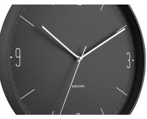 KARLSSON NUMBERS LINES & nástěnné hodiny černá