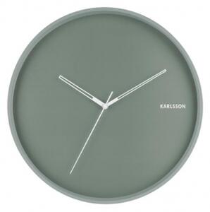 KARLSSON HUE nástěnné hodiny zelená