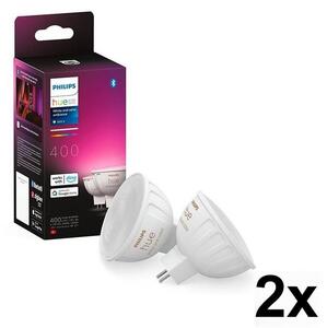 SADA 4x LED RGBW Stmívatelná žárovka Philips Hue WACA GU5,3/MR16/6,3W/12V