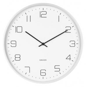 KARLSSON LOFTY nástěnné hodiny bílá