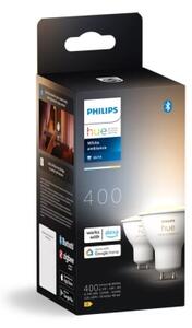 SADA 4x LED Stmívatelná žárovka Philips Hue WHITE AMB. GU10/4,2W/230V 2200-6500K