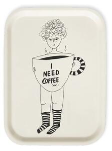 Servírovací tác Coffee Now 27 x 20 cm