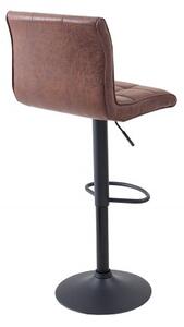 Barová židle MODENA 95-115 CM vintage hnědá Nábytek | Jídelní prostory | Barové židle