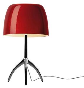 Stolní lampa Foscarini, Červená, Obývací pokoj, Hliník