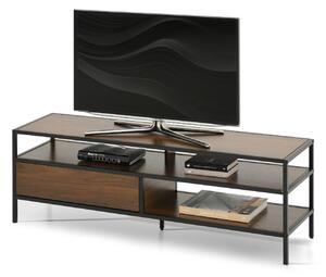 TV stolek/skříňka Subsidios (černá). Akce -12%