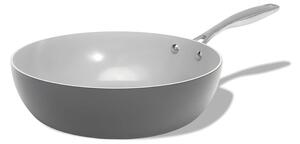 Elmich Nepřilnavá keramická Wok pánev Vital Ø 26 cm - tmavě šedá
