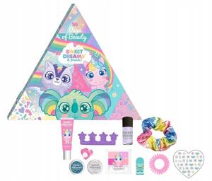 Adventní kalendář SWEET DREAMS UNICORN s kosmetikou pro děti na 12 dní