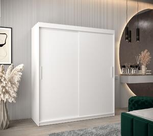 Skříň s posuvnými dveřmi v šířce 180 cm TIMEA - bílá