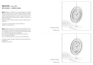 Designové stolní hodiny I253M IncantesimoDesign 50cm