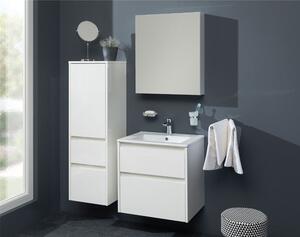Mereo Opto, koupelnová skříňka s keramickým umyvadlem 61 cm, bílá, dub, bílá/dub, černá Opto, koupelnová skříňka s keramickým umyvadlem 61 cm, bílá V…
