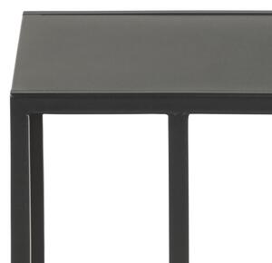 Industriální boční stolek Černý DOTHI