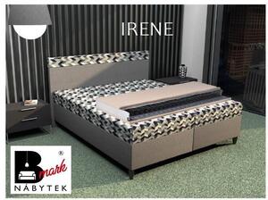 Postel čalouněná IRENE 160, 180 s lamelovým roštem, Pohoda - matrace KOMBIFLEX
