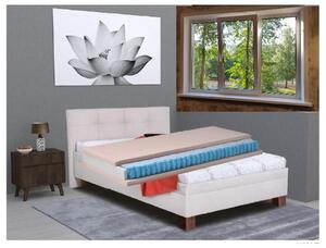 Verona 80, 90, 100 cm, Pohoda český výrobce, postel čalouněná - matrace BONA SOFT