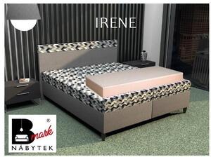 Postel čalouněná IRENE 160, 180 s lamelovým roštem, Pohoda - matrace MONA LATEX