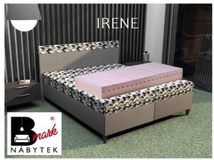 Postel čalouněná IRENE 160, 180 s lamelovým roštem, Pohoda - matrace ROYAL