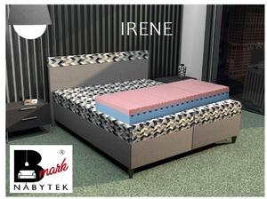 Postel čalouněná IRENE 160, 180 s lamelovým roštem, Pohoda - matrace ROYAL MAX