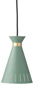 Závěsná svítidlo Warm Nordic, Cone, stmívatelné, Zelená, Jídelna, Kov, Vintage