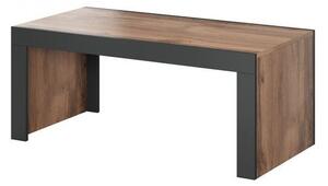 Konferenční stolek LINARES - dub wotan / antracitový
