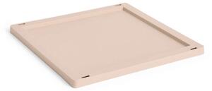 HAY Plastové víko Colour Crate Medium Square/Cube, powder