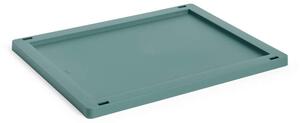HAY Plastové víko Colour Crate Medium, dark green