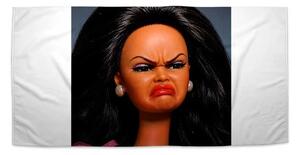 Sablio Ručník Naštvaná Barbie - Meme Barbie - 30x50 cm