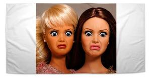 Sablio Ručník Šokovaná Barbie - Meme Barbie - 30x50 cm