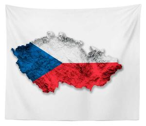 Sablio Deka Česká vlajka - Hrdě za Česko - 150x120 cm