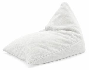 Sablio Sedací vak Triangl SOFTY - Cloud White - 120 x 100 x 100 cm