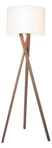 Stojací Lampa By Rydéns, Bílá, Obývací pokoj, Dřevo