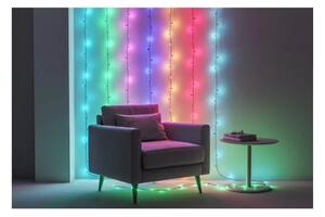 Philips Wiz 8720169076969 Wi-Fi LED Smart Fairy Light Type-C vánoční řetěz 20m 15W 2700-5000K+RGB, IP44 černá