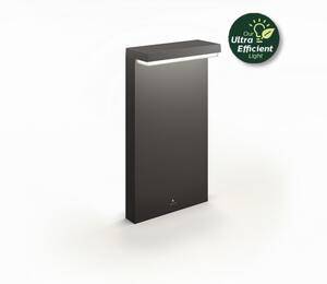 Philips 8720169257290 UltraEfficient Bustan venkovní stojanové svítidlo/sloupek LED V400mm 3,8W/800lm 2700K IP44 antracit
