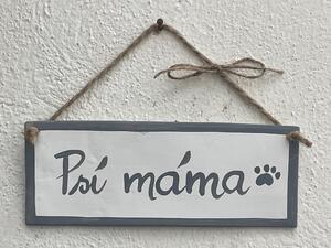 Cedulka pro pejskaře menší Psí máma Keramika Andreas