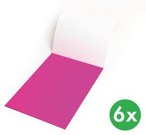 Popisovací fólie elektrostatické Symbioflipcharts 500x700 mm, růžové