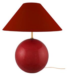 Stolní lampa Globen Lighting, IRIS, Červená, Obývací pokoj, Sklo, Vintage
