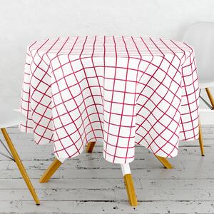 Ubrus PVC kulatý DC-9400B – Elegantní kostka (různé velikosti)