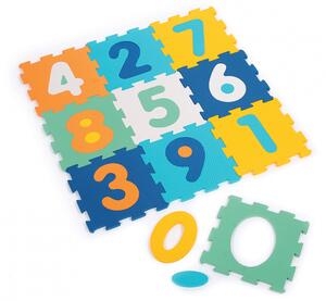 Puzzle pěnové 90x90cm Čísla