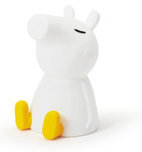 Stolní lampa Mr Maria, Peppa Pig First Light, stmívatelné, Bílá, Dětský pokoj, Plast, Young lifestyle