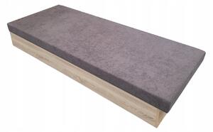 Válenda Silver C90 - 90x200 cm Černá Panty vlevo I Dub lancelot