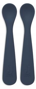 Silikonová lžička 2ks Jeans Blue