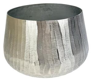 Váza kov stříbrná v. 30 cm, pr. 40/15 cm