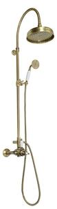 SAPHO - ANTEA sprchový sloup s termostatickou baterií, bronz SET046