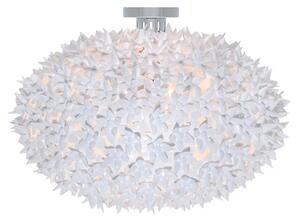 Stropní Lampa Kartell, Bloom C1, Bílá, Obývací pokoj, Plast, Design