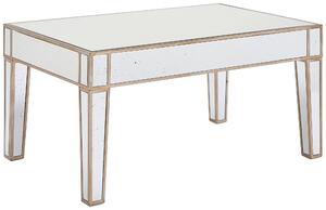 KONFERENČNÍ STOLEK, čiré, sklo, kompozitní dřevo, 90/45/60 cm MID.YOU - Konferenční stolky, Online Only
